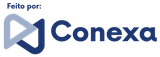 Selo Feito por: Conexa, com o logotipo da agência responsável pelo site